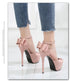 Elegant Peep Toe Platform High Heels Pumps for Women - Stylish Wedding Shoes with Stiletto Heels & Slingback Design Perfect for Brides and Special Occasions